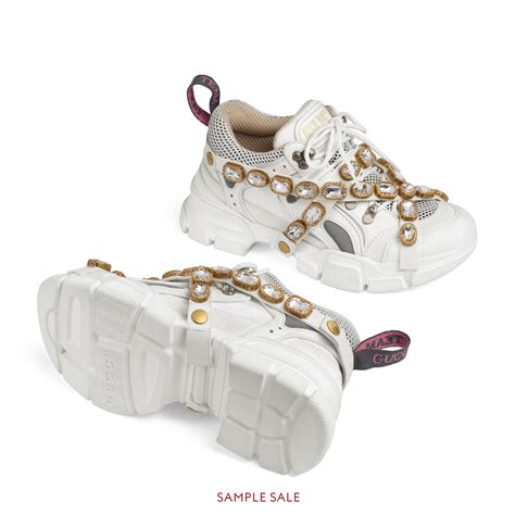 gucci flashtrek zwart|Gucci flashtrek with crystals white.